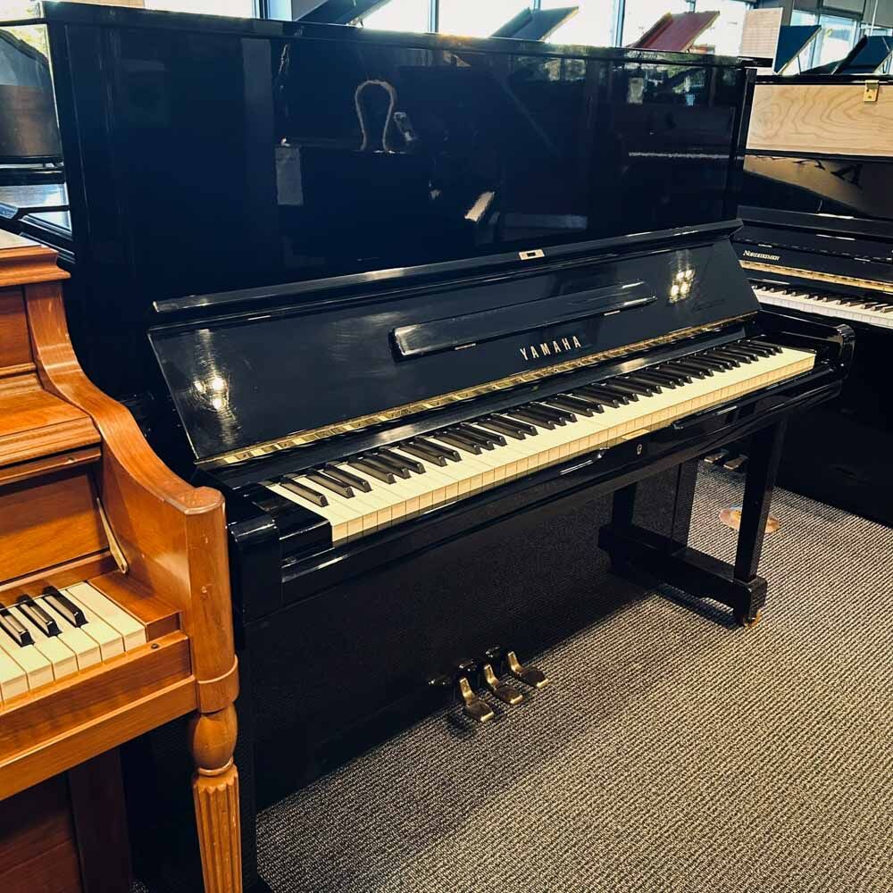 Used Yamaha U3 Upright Piano in Ebony Polish - Image 2