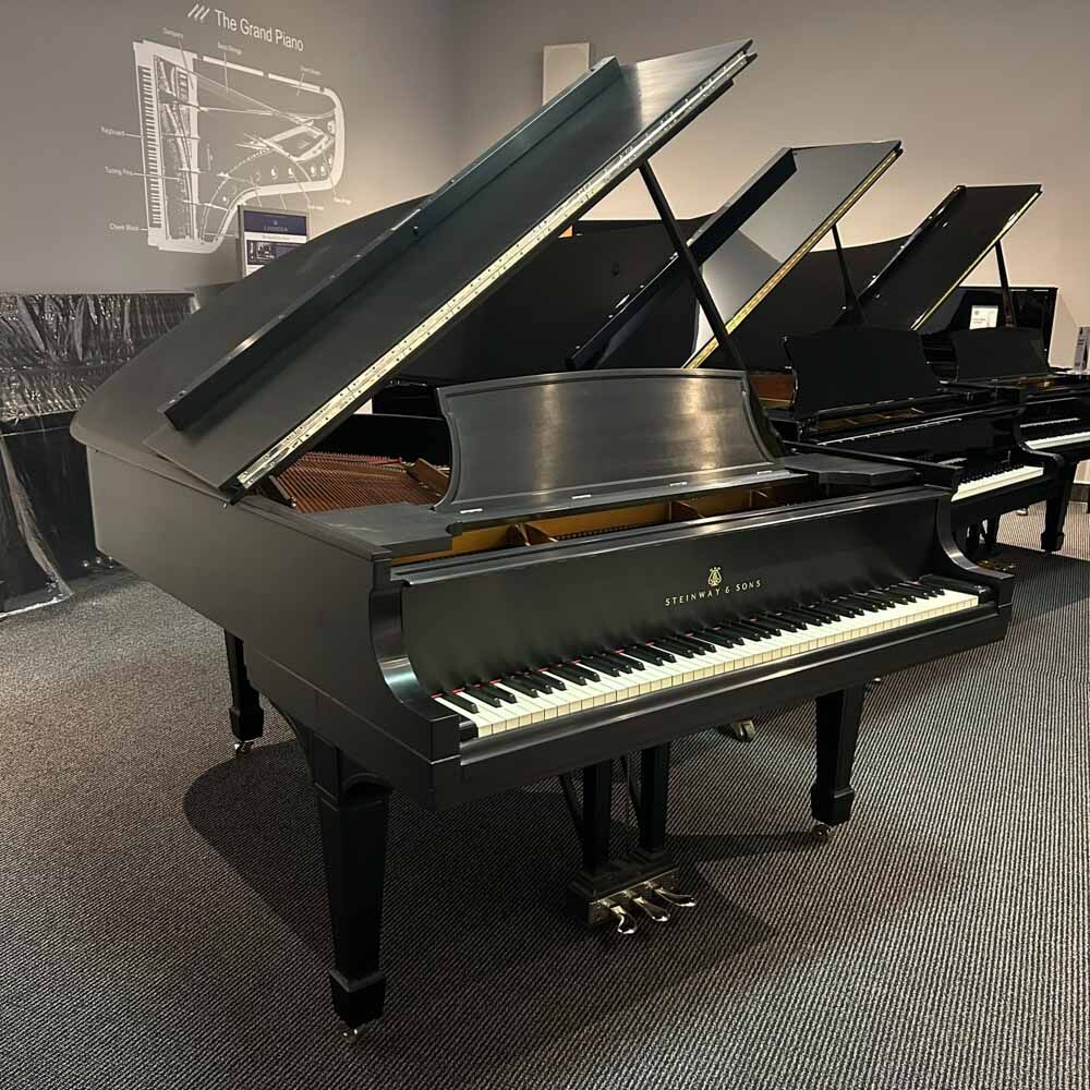 Steinway L Grand Piano Left Angle